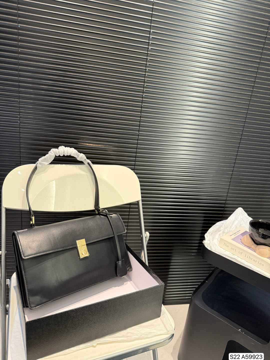 Louis Vuitton LV Square Bag Black Handbag 32x21cm