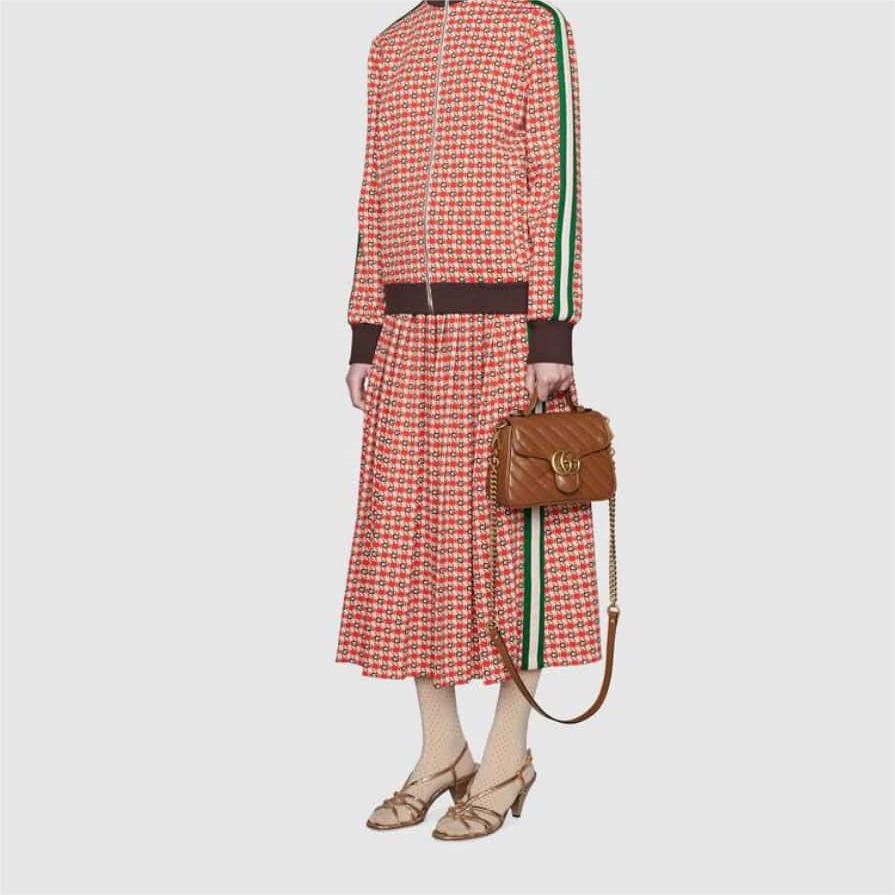 Gucci GG Marmont Mini Top Handle Bag 583571 21x15.5x8cm