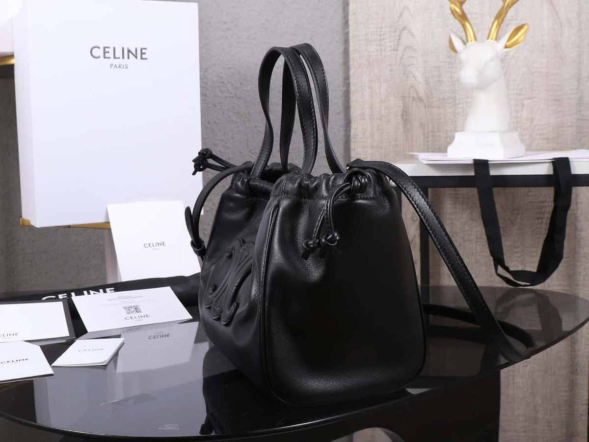 Celine Medium Cabas Bourgeoi brown handbag