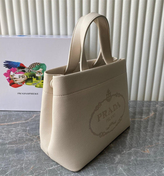 Prada Handbag Small Tote Bag 9.8X7.9X4.7Inch