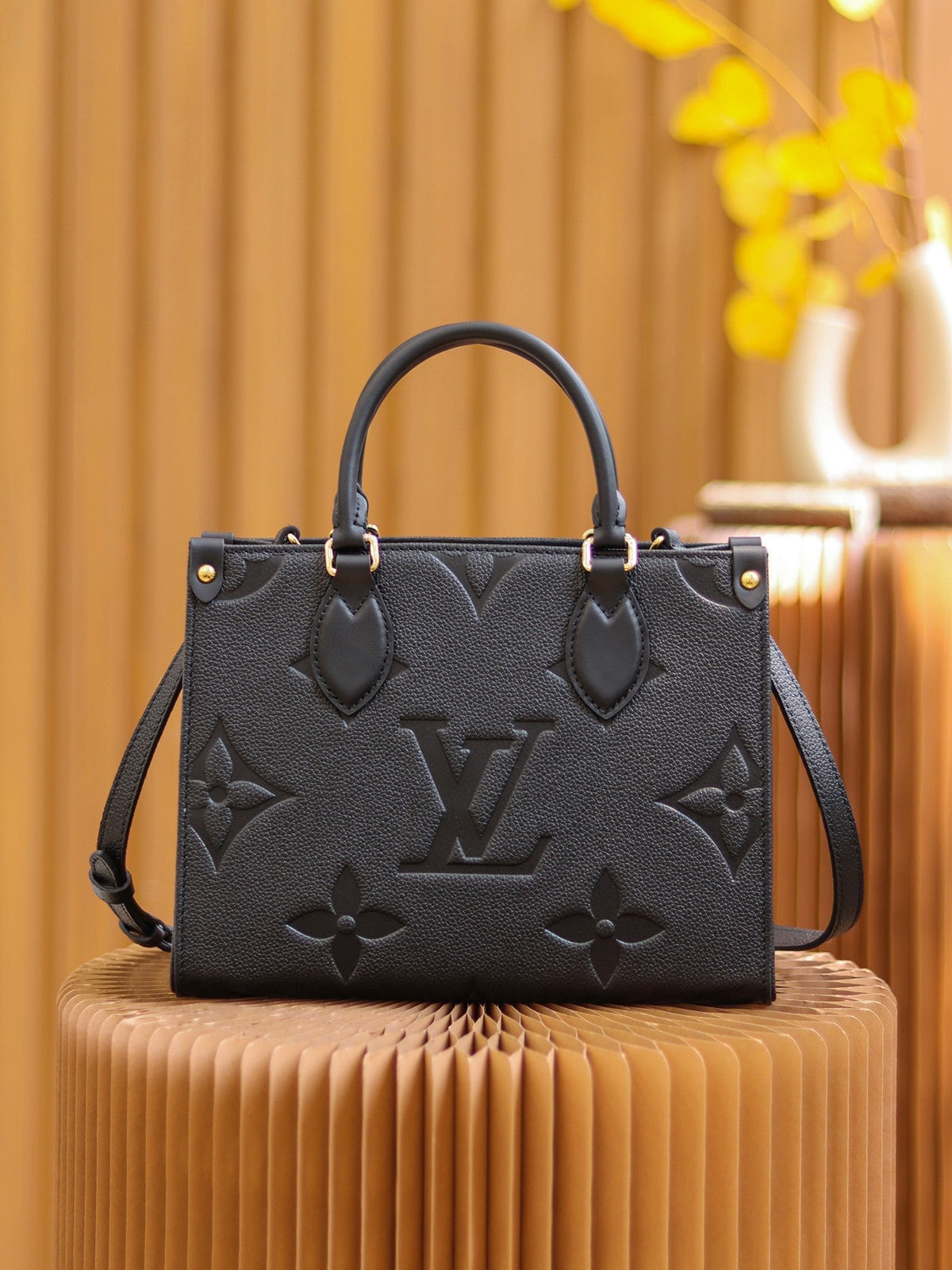 Louis Vuitton Ebene Monogram Leather Bag