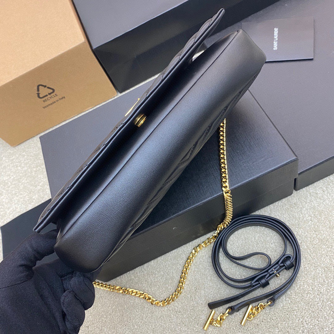 YSL Kate 99 Leather Shoulder Bag 26 x 13.5 x 4.5 cm