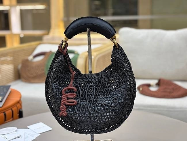 Chole Summer Banana Bags Raffia