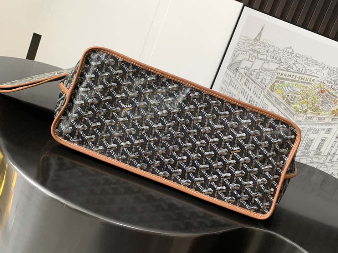 Goyard Artois Tote Coated Canvas brown handbag