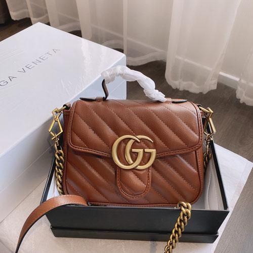 Gucci GG Marmont Mini Top Handle Bag