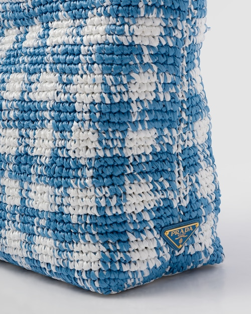 PRADA Large crochet tote bag
