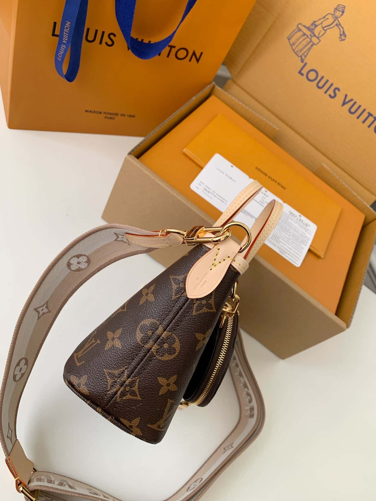 Lo vu neverful bb two-piece set shopping bag