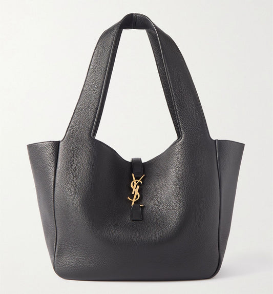 SAINT LAURENT Le 5 à 7 textured-leather tote
