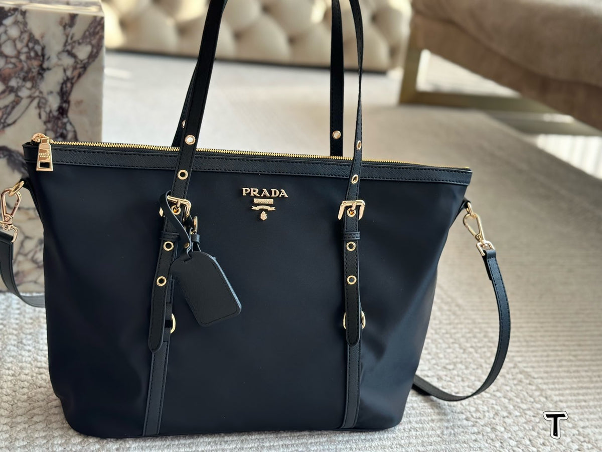 Prada Classic Tote Bag Nylon 35x28cm