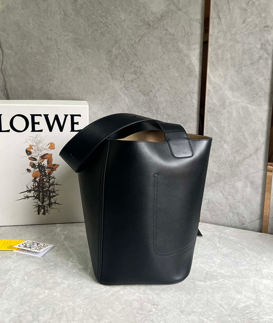 Loewe Women's Black Pebble Bucket Mini