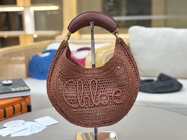 Chole Summer Banana Bags Raffia
