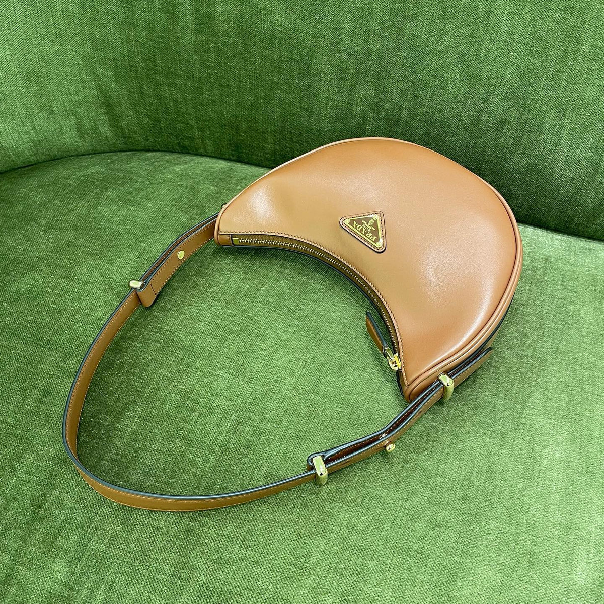 Pra bag in ultra-soft lambskin with double shoulder straps Bag