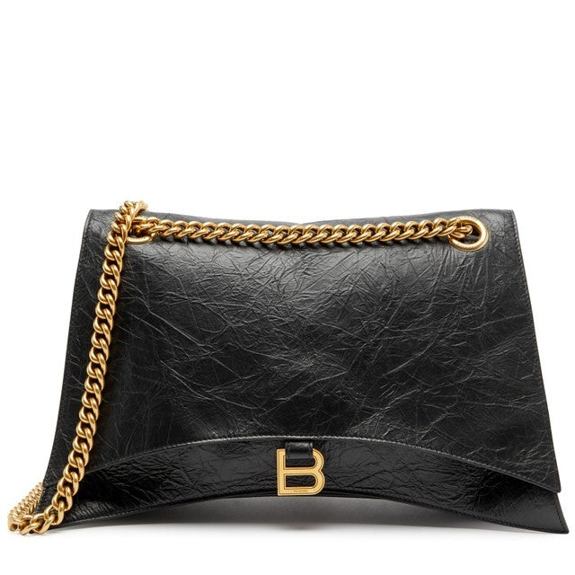 BALENCIAGA Crush large leather shoulder bag