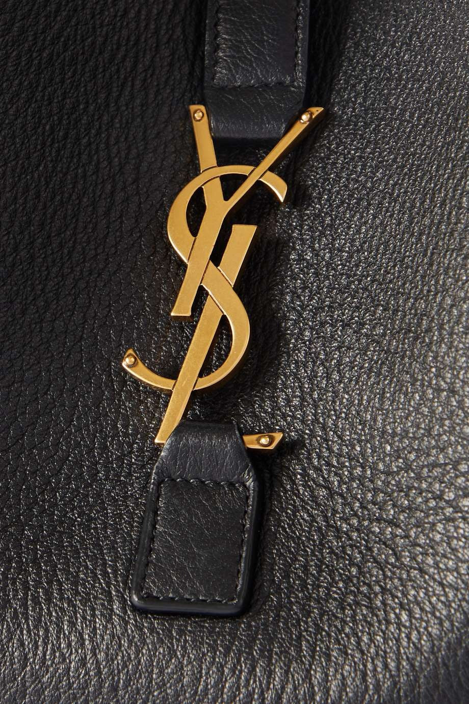 SAINT LAURENT Le 5 à 7 textured-leather tote