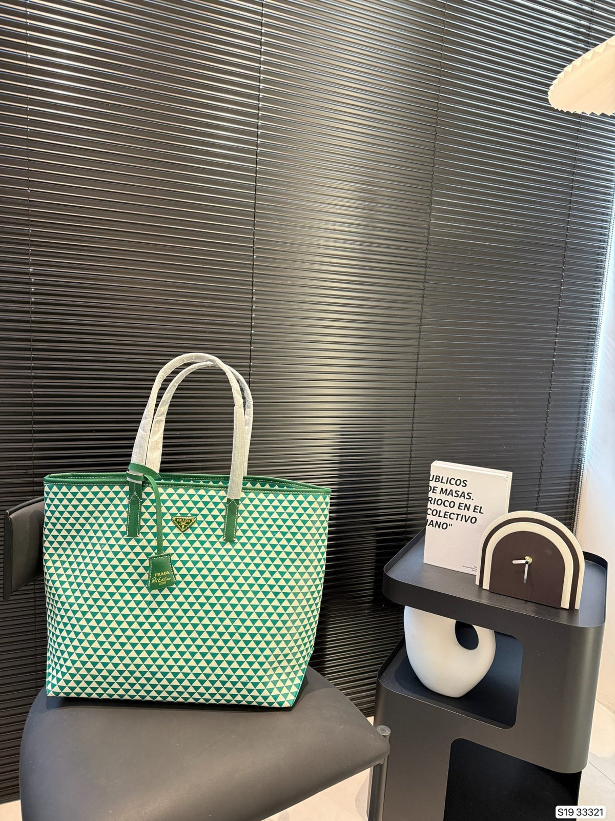 Prada Fashion Shopping Tote Bag 35x31cm