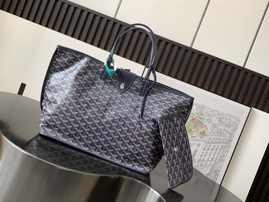 Goyard Artois Tote Coated Canvas black handbag