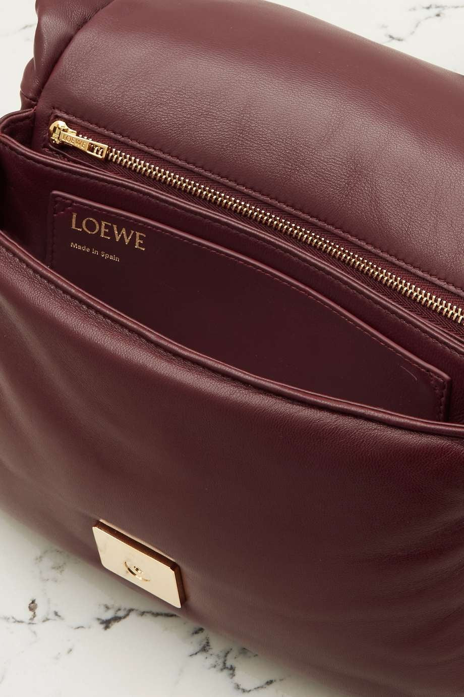 LOEWE Puffer Goya padded leather down shoulder bag