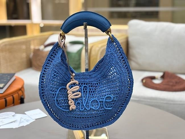 Chole Summer Banana Bags Raffia