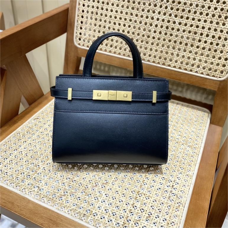 YSL Manhattan Nano Bag Black 593741 21x16x9cm