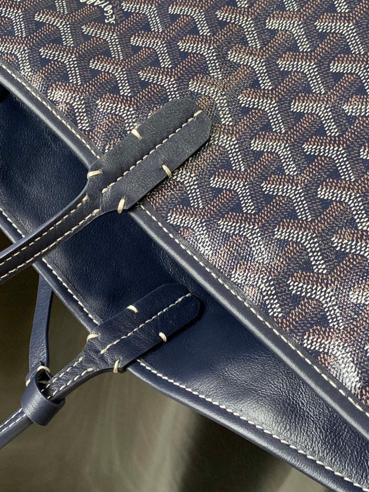 Goyard Artois Tote Coated Canvas black handbag